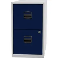 BISLEY Home Bisley Home Container mit 2 HR Schübe grau/blau – Produktbild 1 von 1