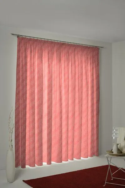 Nature by Adam Nature by Adam Vorhang aus 100% Bio-Baumwolle - Made in Germany - Argentinian Criolla light, Rot, – Produktbild 4 von 7