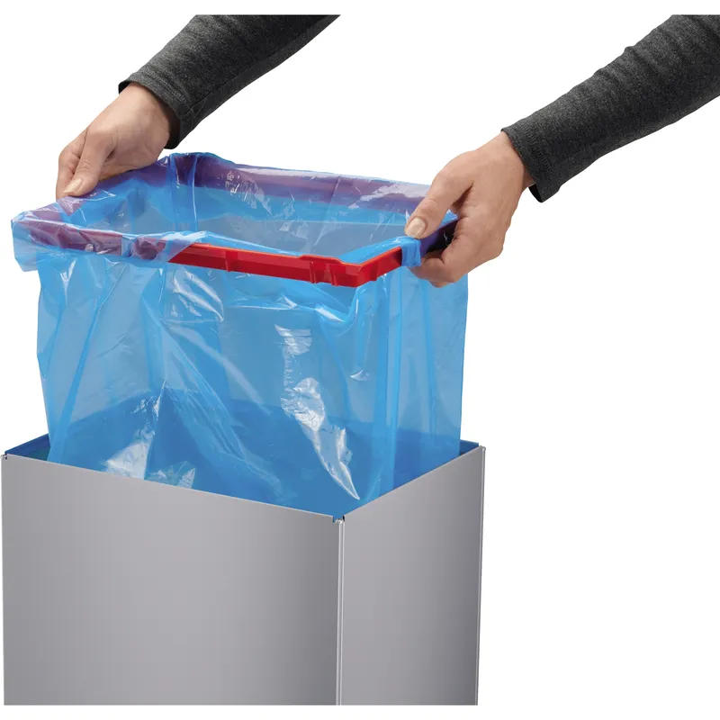 Hailo Hailo Abfalleimer "Big-Box Swing XL" 52 l, silber – Produktbild 1 von 3
