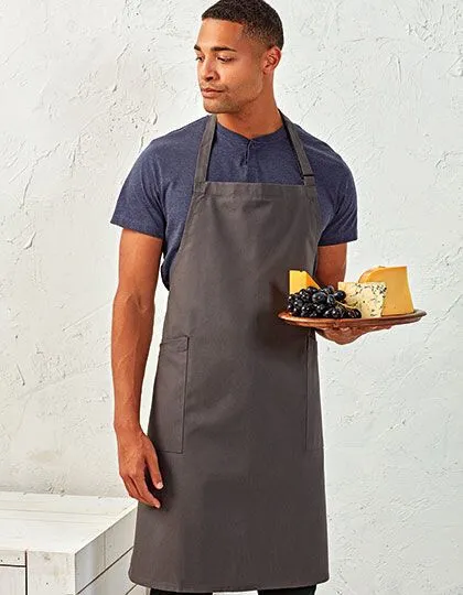 Premier Workwear Premier Workwear Latzschürze 5 Farben Grillschürze Küchenschürze, Black, – Produktbild 2 von 2