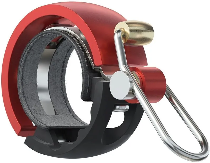 Knog Knog Fahrradklingel Oi Luxe klein 22.2mm schwarz rot – Produktbild 2 von 2