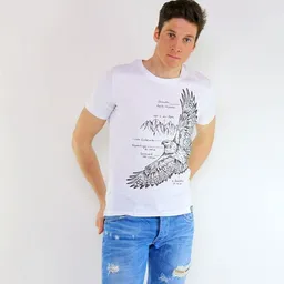 Gary Mash GARY MASH Shirt Eagle aus Biobaumwolle Weiß – Produktbild 1 von 1