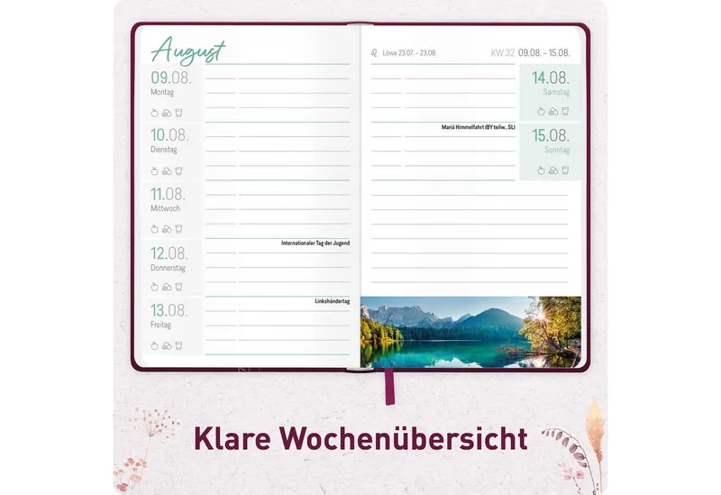 Häfft Häfft Terminkalender Großdruck-Kalender 2027 A5 - extra große Schrift – Produktbild 4 von 5