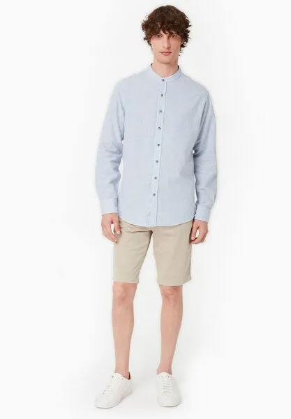ORGANICATION ORGANICATION Slim-Fit Chino-Shorts aus Bio-Baumwolle, Feather beige, – Produktbild 1 von 4