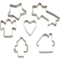 El Puente El Puente Keks-Ausstechformen, 6er-Set | Fair Trade & Handmade aus Indien – Produktbild 1 von 1