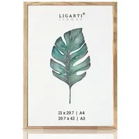 LIGARTI Bilderrahmen »Eiche« von LIGARTI | DIN A4 und A3 | Made in EU | Echtholz Rahmen | Holzbilderrahmen, Holzrahmen, Picture Frame – Produktbild 1 von 1