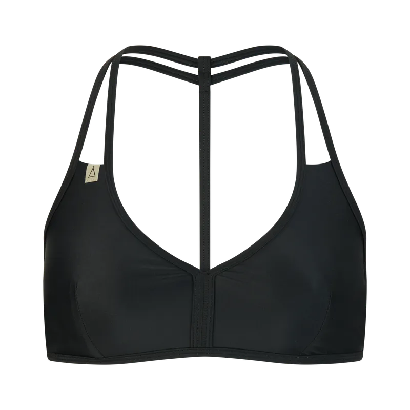Inaska Inaska Damen vegan Bikinioberteil Neckholder Free Klassisch Schwarz, Schwarz, – Produktbild 1 von 2