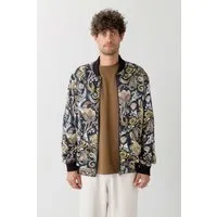Yahmo Yahmo Herren vegan Jacke Bomber Reversible Laslo Bird/Navy – Produktbild 1 von 1