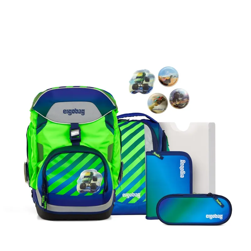 Ergobag Ergobag pack NEO Edition Schulrucksack-Set, 6-tlg., TruckBär – Produktbild 1 von 1