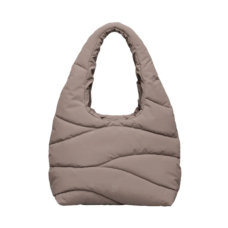 GOT BAG GOT BAG Wavy Puffer Shoulder Bag monochrome oyster, Brown, – Produktbild 1 von 1
