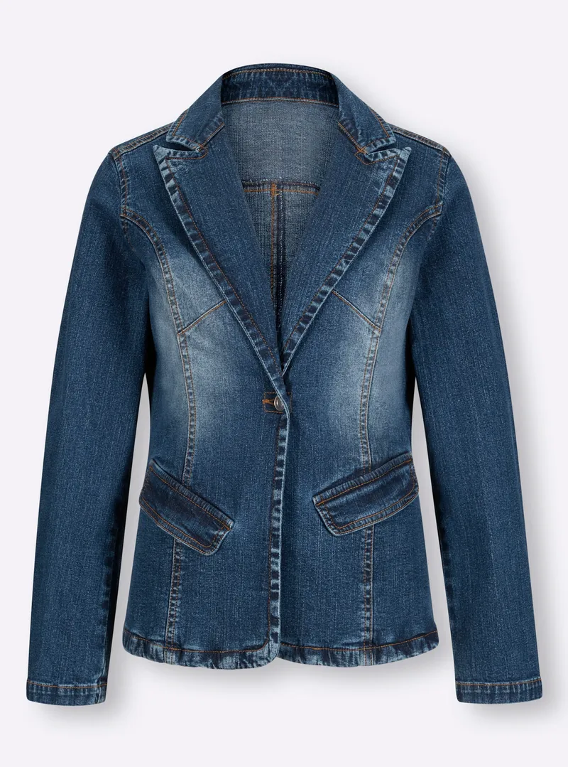 heine Jeansblazer, Blue-stone-washed, – Produktbild 2 von 2
