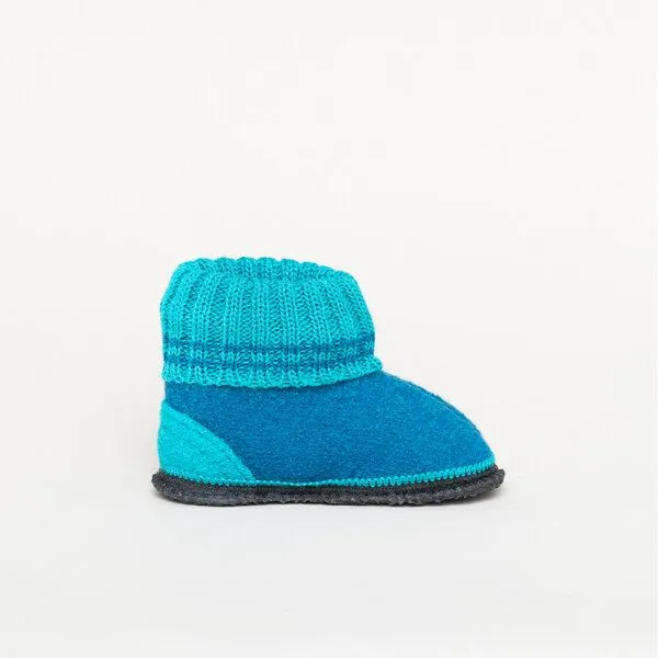 Kitz-Pichler Kitz-Pichler Hüttenschuhe LM Kauns Einhorn, Hell-blau, – Produktbild 4 von 4
