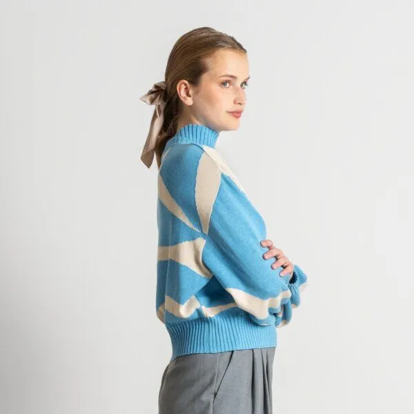 trueStory trueStory Oversized Pullover - EUGENIE, Arta (mehrfarbig), – Produktbild 2 von 4