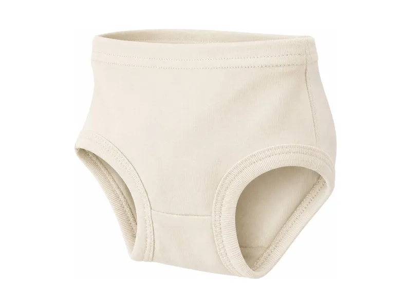 HANS NATUR Mädchen Slip Bio-Baumwolle 3er Set "pure basic" Gr. 122/128, Natur, – Produktbild 2 von 2