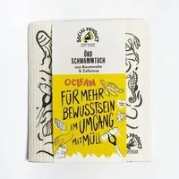 social product social product ÖKO-SCHWAMMTUCH x OCLEAN – Produktbild 1 von 1