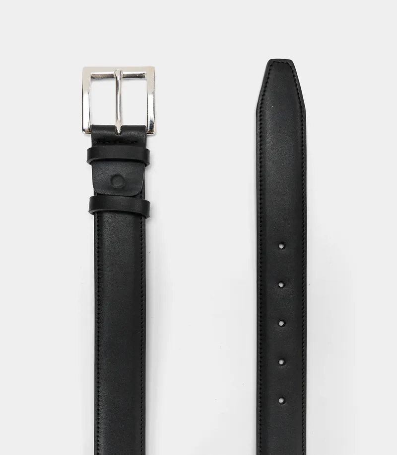 Solari Milano Solari Milano Herren vegan Gürtel Klassisch Schwarz, Schwarz, – Produktbild 1 von 2