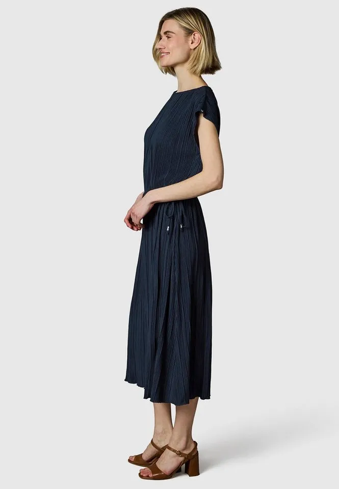 ragwear ragwear Plisseekleid Galit YOUMODO Lockeres Plissee-Sommerkleid, Blau, – Produktbild 2 von 5