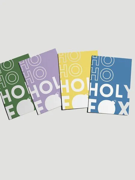 VEROIKON VEROIKON Weihnachts-Postkarten-Set Holy Fox, Trendy, – Produktbild 1 von 2