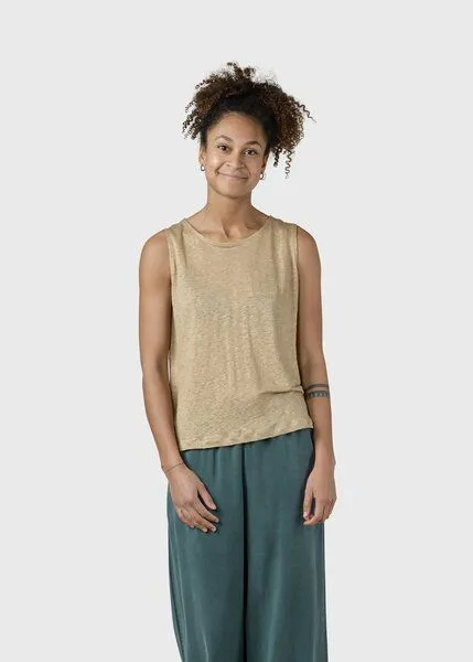 Klitmøller Collective Klitmøller Collective Tank-Top Dee, Sand, – Produktbild 4 von 4