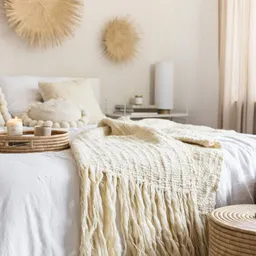 By Native By Native Wolldecke "Sueño" aus Merninoschurwolle, handgewebt – Produktbild 1 von 1