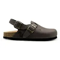 thies Vegane thies ® Eco Bio Backstrap Clogs aus rec. PET mit Kork-Tieffussbett, Natural, – Produktbild 1 von 1