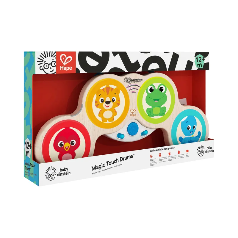 Hape Hape Baby Einstein Babytrommler Magic Touch Drums™, Mehrfarbig, – Produktbild 2 von 2