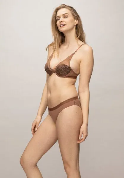 Lovjoi Lovjoi BH SILVER LACE WINE mit Bügeln und Spacer Cups, Warm brown (braun), – Produktbild 4 von 5