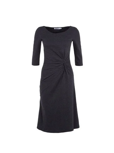 Skrabak Skrabak Jerseykleid Gitte Knotendesign, Schwarz, – Produktbild 1 von 3