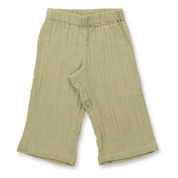 Sense Organics sense-organics Musselinhose in schilfgrün für Mädchen, Modell LISANN, Helles schilfgrün, – Produktbild 1 von 3