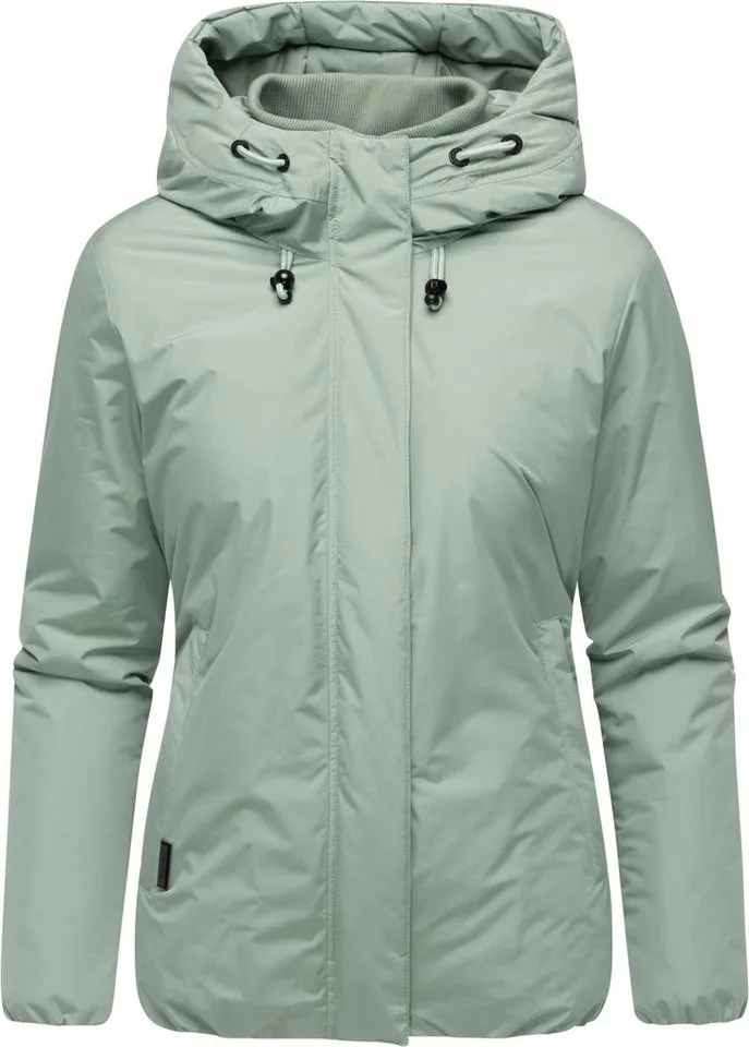 ragwear ragwear Winterjacke Sunniva Warm Wasserdichte und atmungsaktive Damen Jacke für den Winter, Grau|grün, – Produktbild 2 von 4