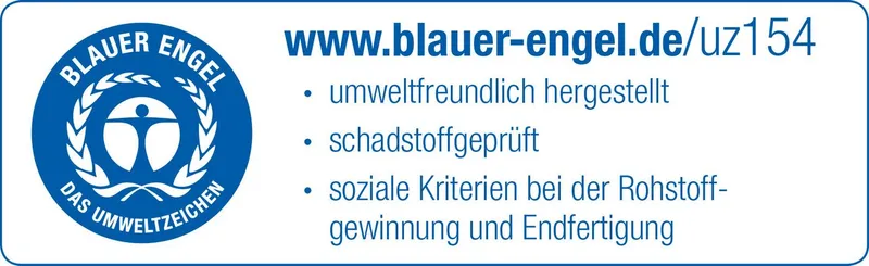 Beco Beco Kopfkissen EcoWell Bettwaren Blauer Engel zertifiziert! In zwei Bezugsvarianten, Füllung: Polyester, Bezug: Bio-Baumwolle oder Microfaser-Feinbatist samtweich, Seitenschläfer, Rückenschläfer, Kissen in den Größen 40x80 cm und 80x80 cm erhältlich!, Beige, – Produktbild 7 von 8