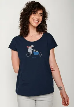 GreenBomb GREENBOMB Bike Cargo Family Cool - Sportliches T-Shirt aus Bio-Baumwolle / hochwertiger Print / GOTS / Fair & Vegan – Produktbild 1 von 1