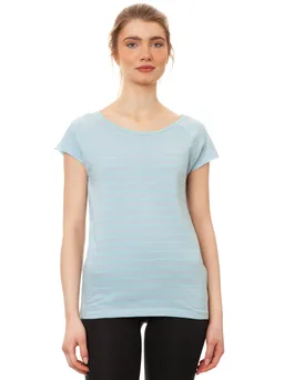 FellHerz Cap Sleeve striped light blue mint - XS – Produktbild 1 von 1