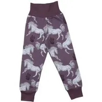Walkiddy Krabbelhose Lila „Schimmel Horses“ aus GOTS-zertifizierter Bio-Baumwolle – Walkiddy – Produktbild 1 von 1