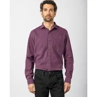 HempAge HempAge Herren Freizeithemd Hanf/Bio-Baumwolle, Purple, – Produktbild 1 von 1