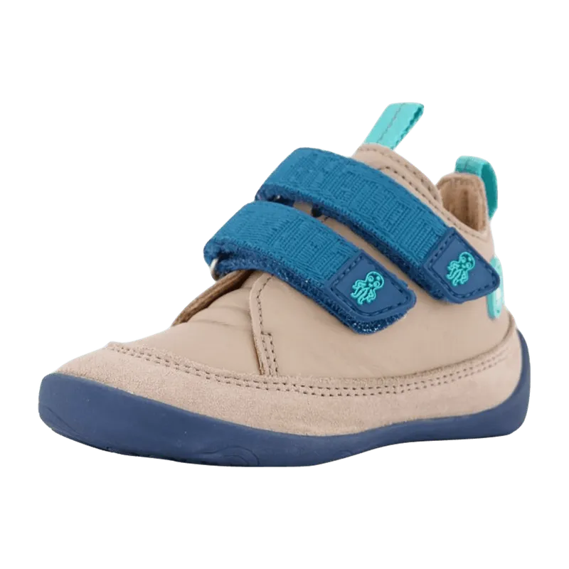 Affenzahn Affenzahn Halbschuh Leder Buddy Hase für Kinder, türkis, Größe 35 EU, Beige, – Produktbild 1 von 3