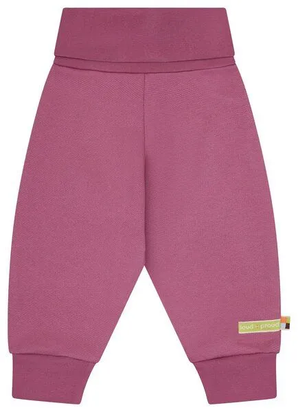 loud + proud loud + proud Babys & Kinder Sweathose, GOTS-zertifiziert, Grape(rosa), – Produktbild 2 von 3