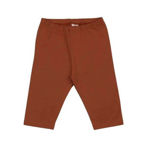 Walkiddy Walkiddy 3/4-Leggings Braun Uni Bio-Baumwolle GOTS – Produktbild 1 von 1