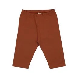 Walkiddy Walkiddy 3/4-Leggings Braun Uni Bio-Baumwolle GOTS – Produktbild 1 von 1
