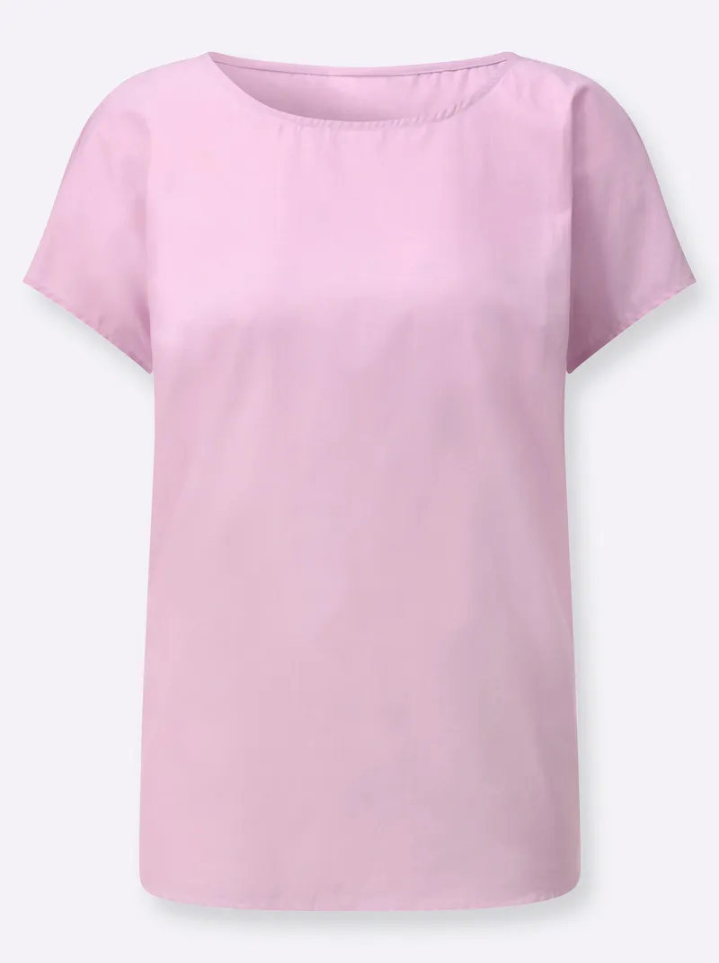 Witt Baumwollbluse rosé, Rosé, – Produktbild 1 von 2