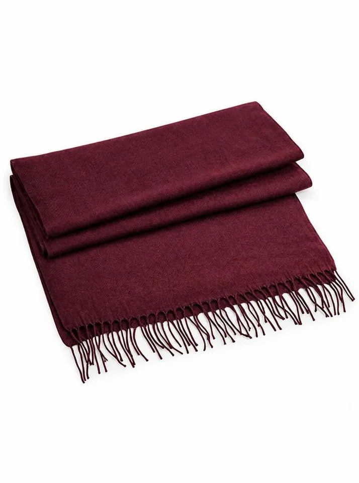 Beechfield Beechfield Schal Schals Classic Woven Scarf - 186 x 47 cm, Burgundy, – Produktbild 2 von 4