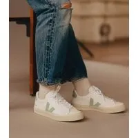 Veja Veja Damen-Sneaker Campo Chromefree Extra White/Matcha – Produktbild 3 von 8