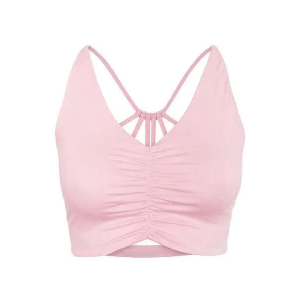 Jaya Jaya CAROLINA - Damen - Bra für Yoga aus Biobaumwolle, Light rose/rosa, – Produktbild 3 von 4
