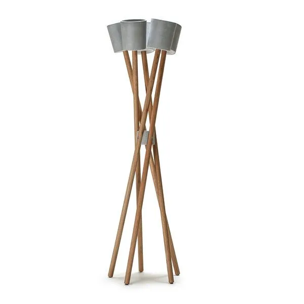 URBANATURE URBANATURE Blumenständer HOCHGARTEN (EICHE), Brown, – Produktbild 2 von 6