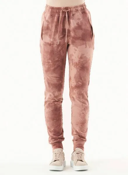 ORGANICATION ORGANICATION Tie-Dye Sweathose aus Bio-Baumwolle, Rosa(misty rose), – Produktbild 1 von 4