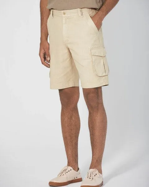 HempAge HempAge Cargoshorts Herren Hanf/Biobaumwolle, Gobi(beige), – Produktbild 1 von 4