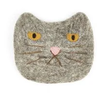 short'n'pietz short'n'pietz handgefilztes Täschchen "Katze" mit Reißverschluß – Produktbild 1 von 1