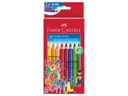 Faber-Castell Faber-Castell Farbstifte "Jumbo Grip" 8+2 Gratis -Schulaktion – Produktbild 1 von 1