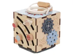 EverEarth EverEarth 6-in-1 kleiner Weltraum Aktivitätswürfel aus Holz Maße ca. 16 x 15 x 15 cm – Produktbild 1 von 1