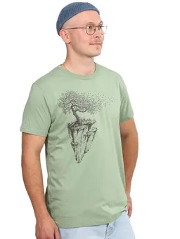 Life-Tree Life-Tree Fairwear Bambus Shirt Men Maple Island – Produktbild 1 von 1